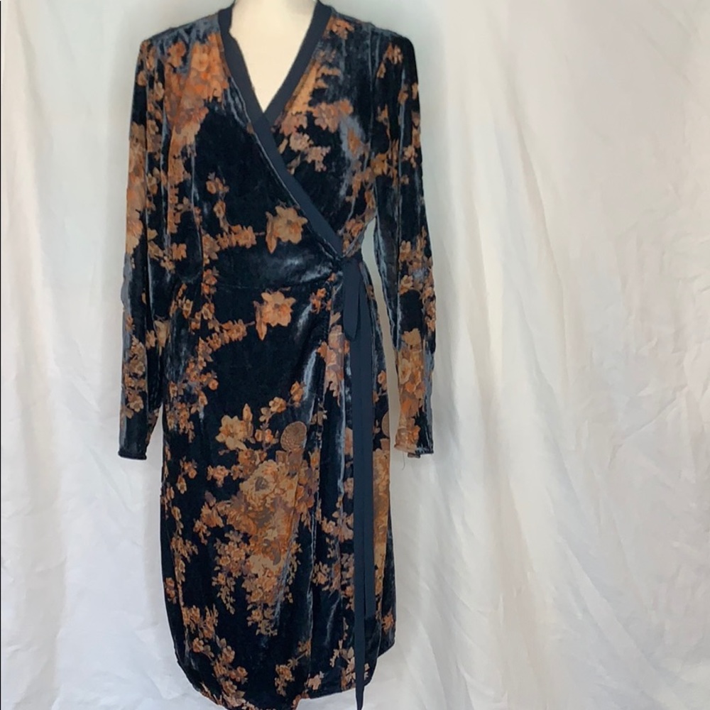 Anthropologie kimono wrap dress